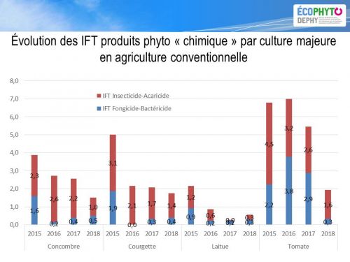 IFT pesticides chimiques par culture majeure